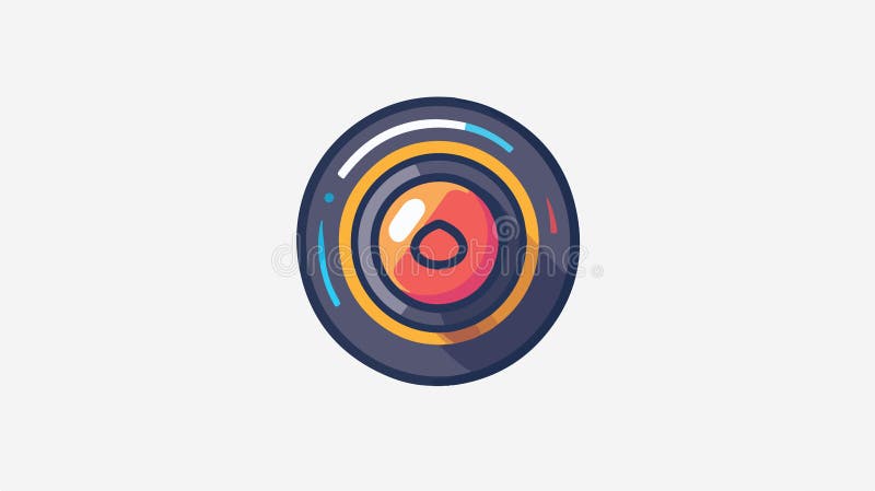 Multimedia Eject Button Icon for Digital Designs and Visual Media stock illustration