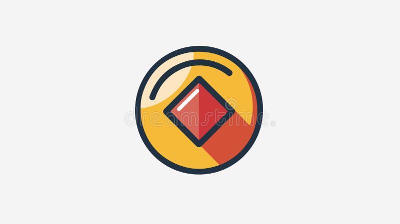 Eject Button Multimedia Icon for Digital Projects stock illustration
