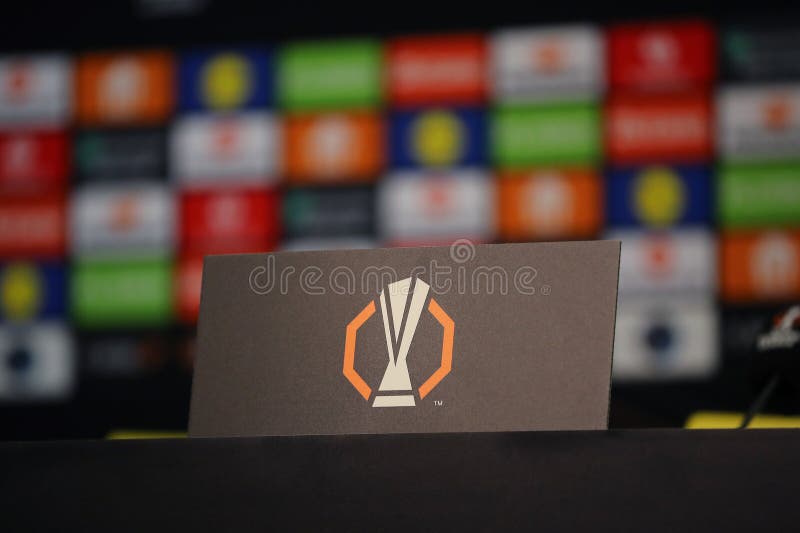 Ejefa europa league branding royaltyfria foton