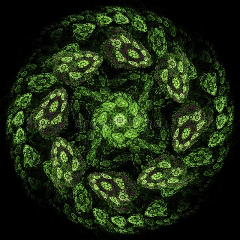 Ejemplo abstracto del fractal para el diseño creativo stock de ilustración Ejemplo abstracto del fractal para el diseño creativo stock de ilustración