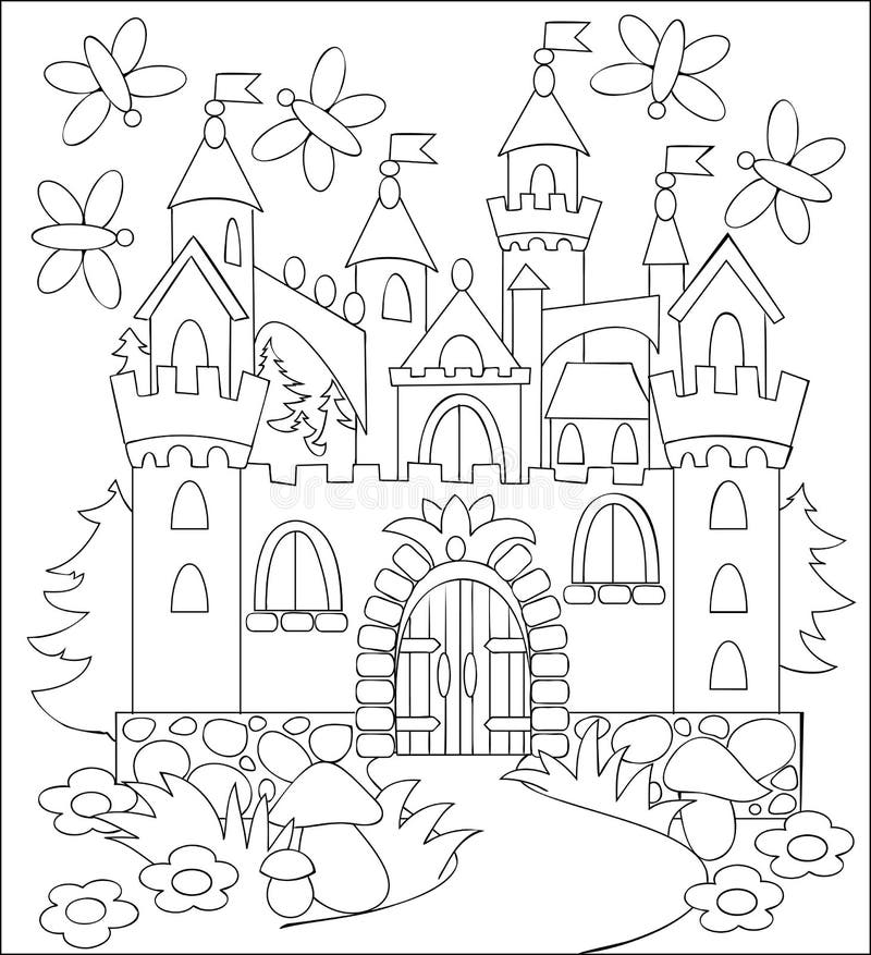 Ejemplo Blanco Y Negro Del Castillo Medieval Del País De Las Hadas Para Colorear Ilustración del Vector - Ilustración de historieta, libro: 73438298 Ejemplo Blanco Y Negro Del Castillo Medieval Del País De Las Hadas Para Colorear Ilustración del Vector - Ilustración de historieta, libro: 73438298