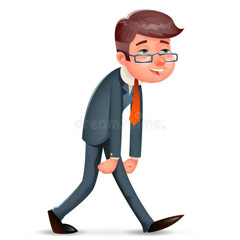 Ejemplo cansado cansado satisfecho feliz contento del vector del carácter de Walk Cartoon Design del hombre de negocios del cansa stock de ilustración Ejemplo cansado cansado satisfecho feliz contento del vector del carácter de Walk Cartoon Design del hombre de negocios del cansa stock de ilustración