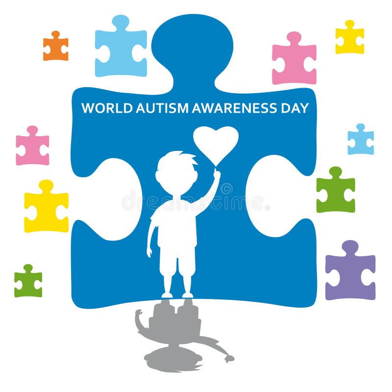 Ejemplo creativo del vector del concepto para el día de la conciencia del autismo del mundo Puede ser utilizado para las banderas libre illustration Ejemplo creativo del vector del concepto para el día de la conciencia del autismo del mundo Puede ser utilizado para las banderas libre illustration