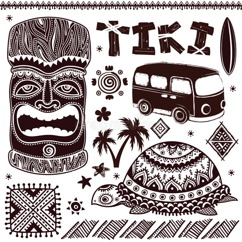 Ejemplo de Aloha Tiki del vintage