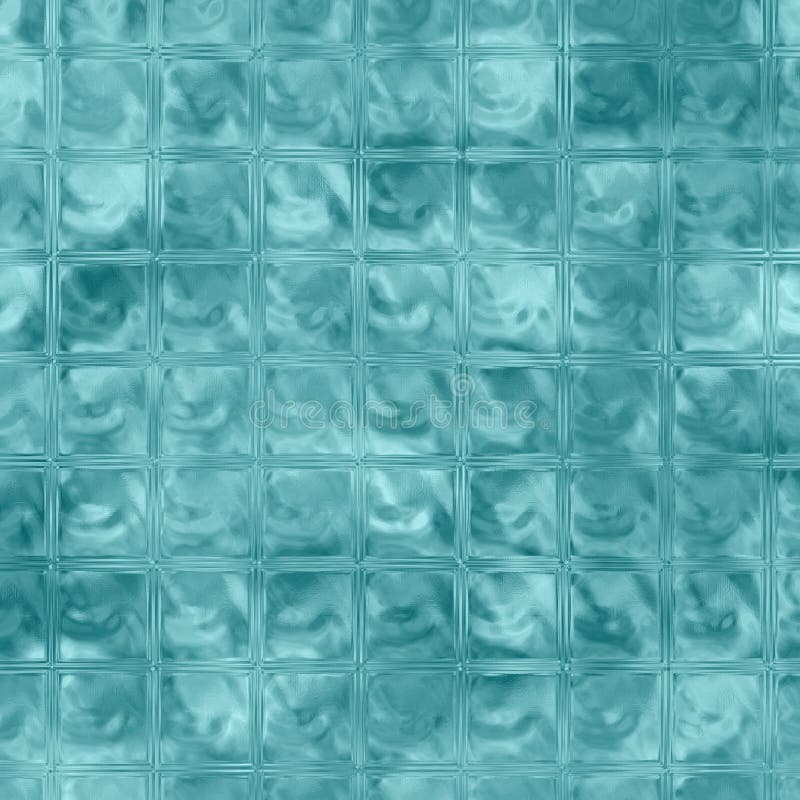Ejemplo de cristal azul de la trama del fondo de la aguamarina El trullo bloquea la teja cuadrada del modelo