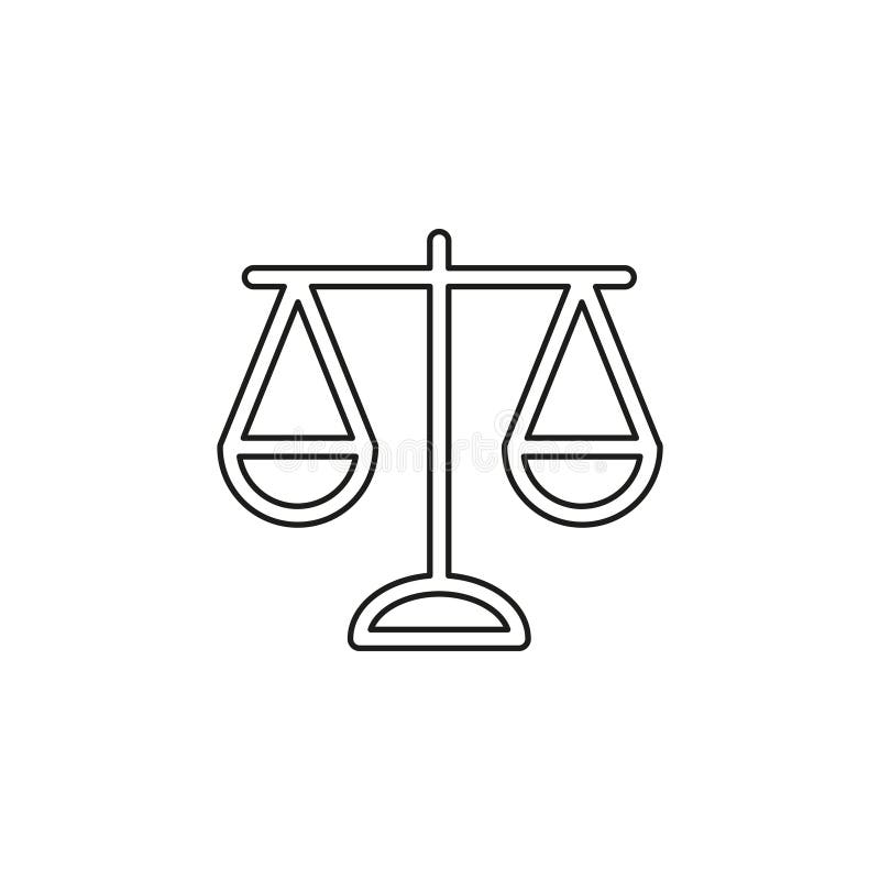 Ejemplo De La Balanza De La Justicia Del Vector Ilustración del Vector - Ilustración de contorno, fondo: 155439718 Ejemplo De La Balanza De La Justicia Del Vector Ilustración del Vector - Ilustración de contorno, fondo: 155439718