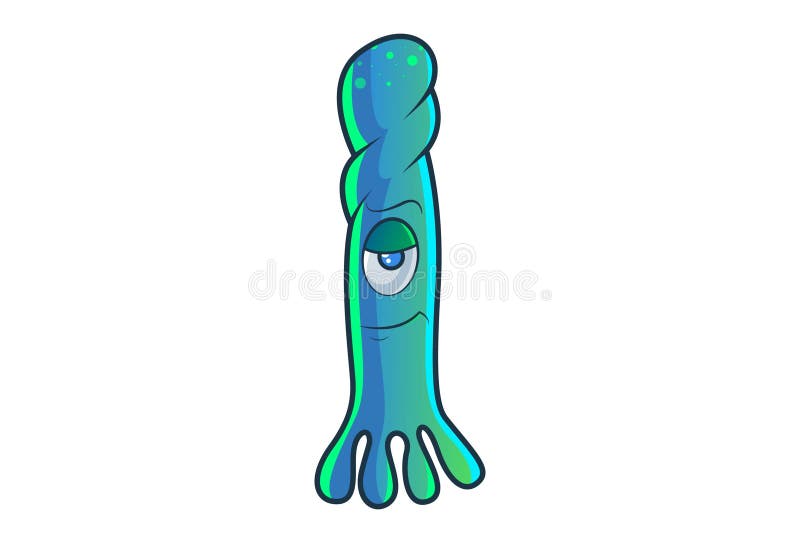 Ejemplo de la historieta del vector del monstruo místico lindo libre illustration Ejemplo de la historieta del vector del monstruo místico lindo libre illustration