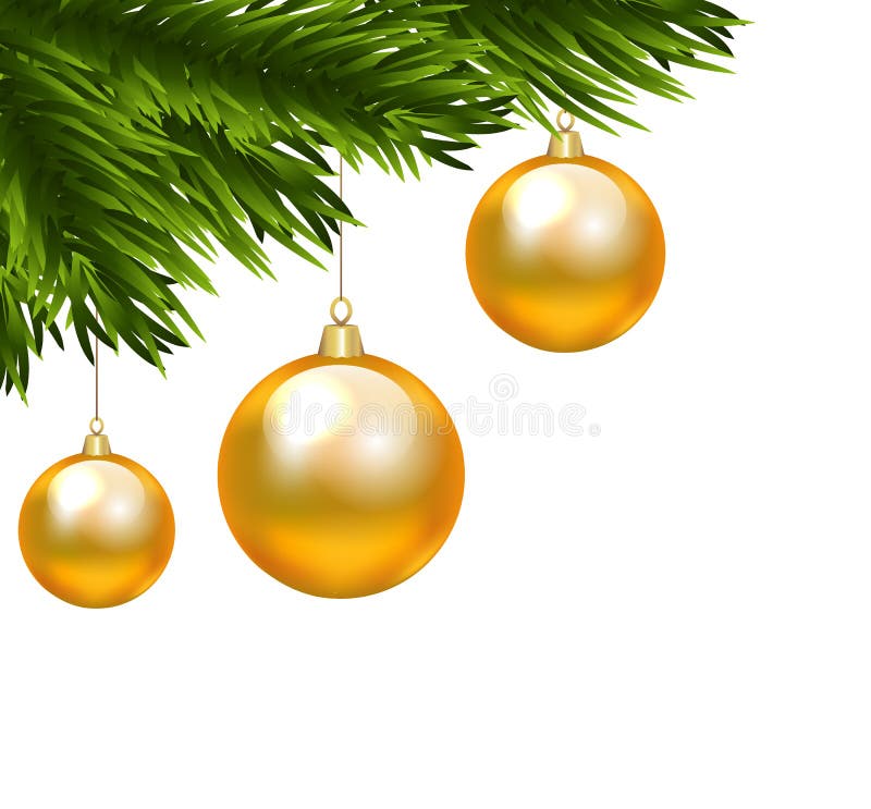 Ejemplo de la Navidad Branch ilustración del vector Ejemplo de la Navidad Branch ilustración del vector