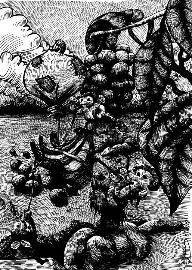 Ejemplo de las hadas del ratón libre illustration Ejemplo de las hadas del ratón libre illustration