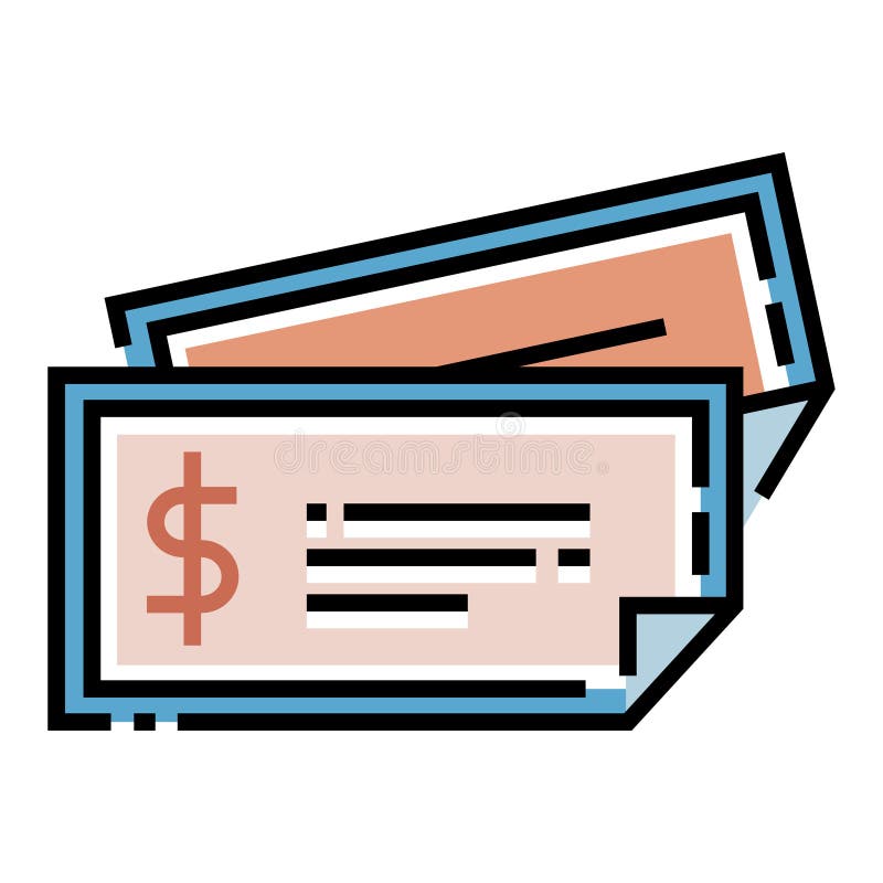 Ejemplo De LineColor Del Giro Postal Ilustración del Vector