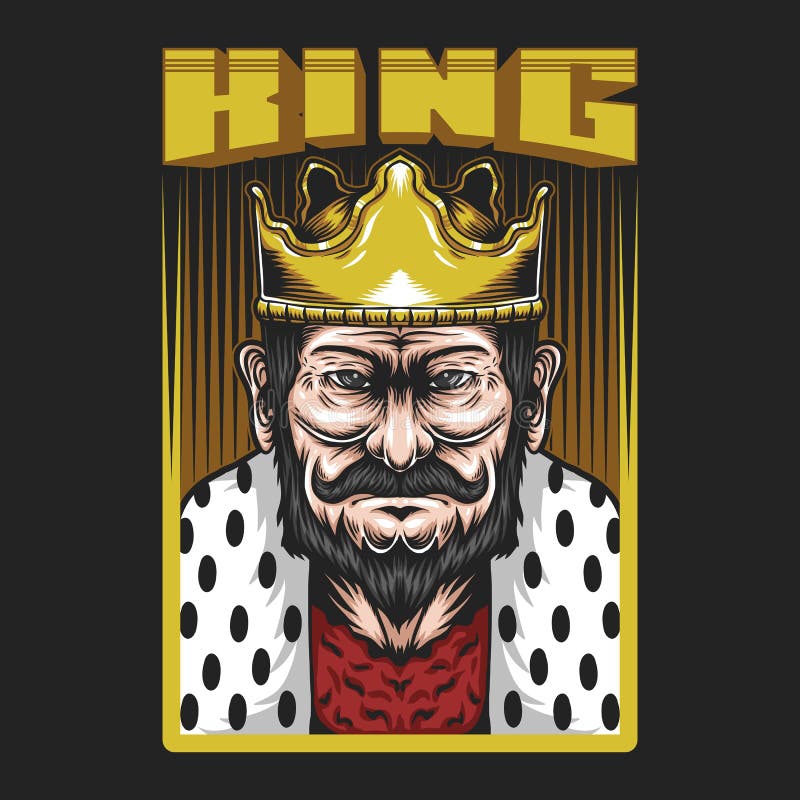Ejemplo de rey Man Vector libre illustration Ejemplo de rey Man Vector libre illustration