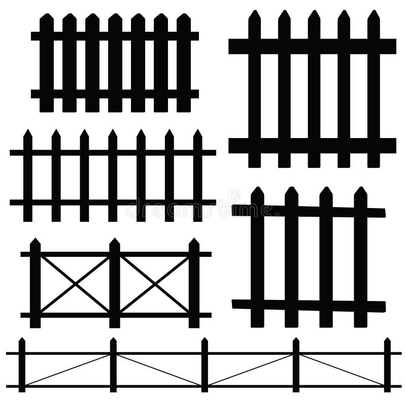 Ejemplo Del Vector De La Cerca Ilustración del Vector - Ilustración de