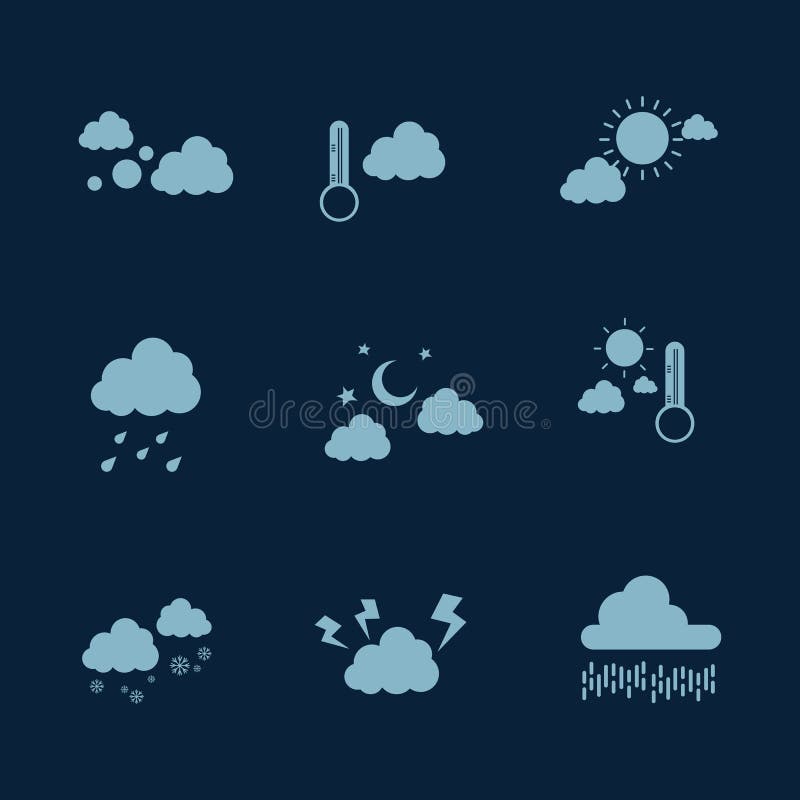 Ejemplo del vector determinado del icono del tiempo plano stock de ilustración Ejemplo del vector determinado del icono del tiempo plano stock de ilustración