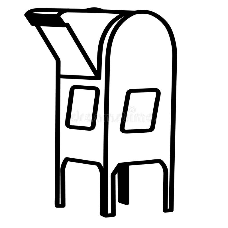 Ejemplo del vector EPS del buz?n por los crafteroks libre illustration Ejemplo del vector EPS del buz?n por los crafteroks libre illustration