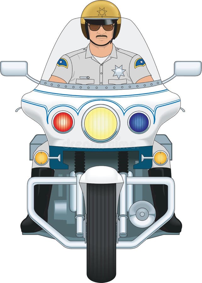 Ejemplo del vector del poli de motocicleta ilustración del vector Ejemplo del vector del poli de motocicleta ilustración del vector
