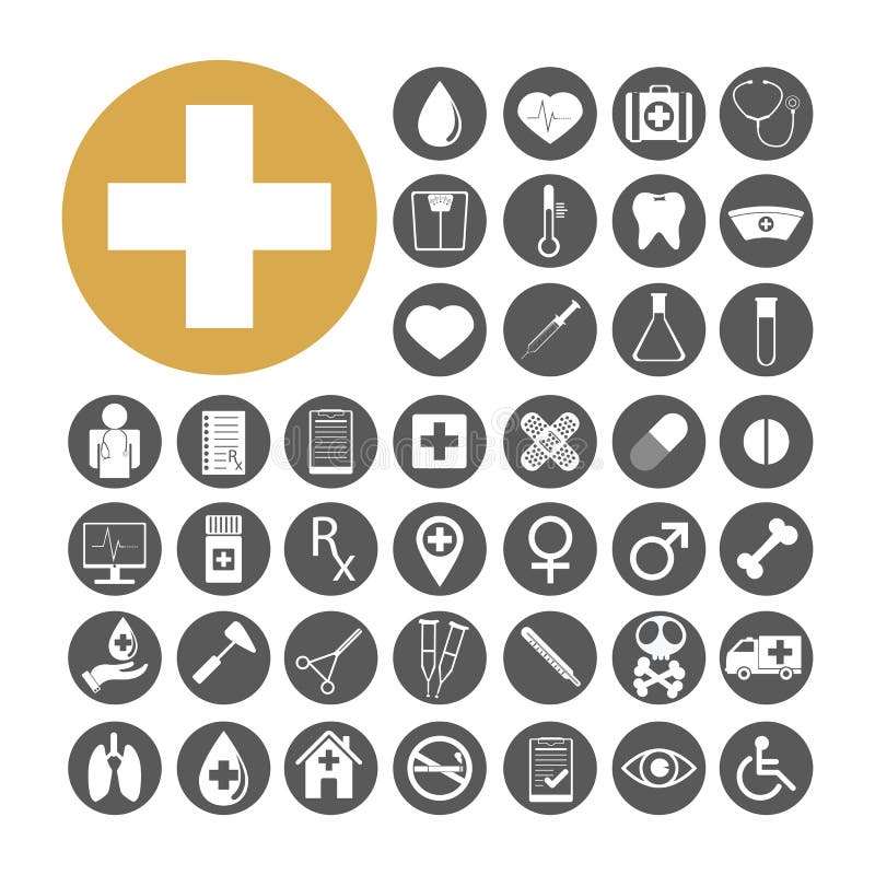 Medical Icon set vector illustration. Medical Icon set vector illustration.