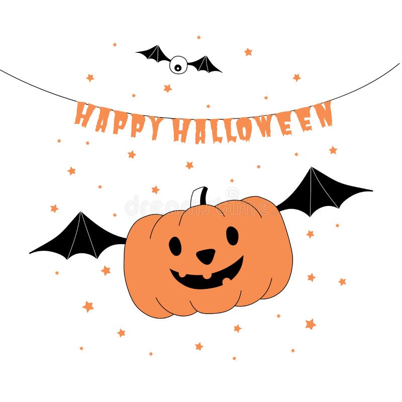 Ejemplo divertido de la calabaza de Halloween libre illustration Ejemplo divertido de la calabaza de Halloween libre illustration