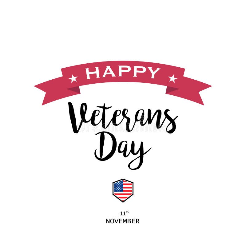 Ilustración para el Día de los Veteranos, diseño vectorial stock de ilustración