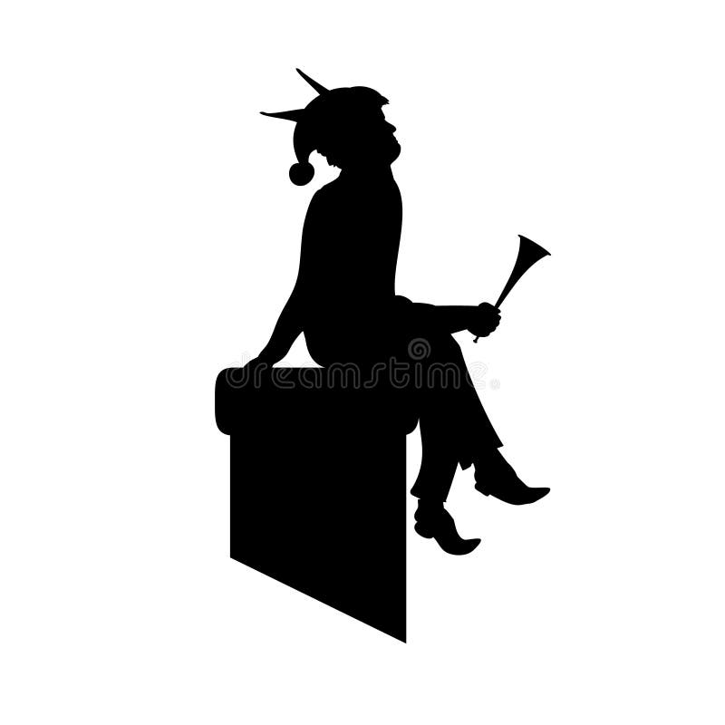 Ejemplo escandinavo de la silueta del duende del folclore Decoración del día de fiesta de la Navidad Personaje de dibujos animado libre illustration Ejemplo escandinavo de la silueta del duende del folclore Decoración del día de fiesta de la Navidad Personaje de dibujos animado libre illustration