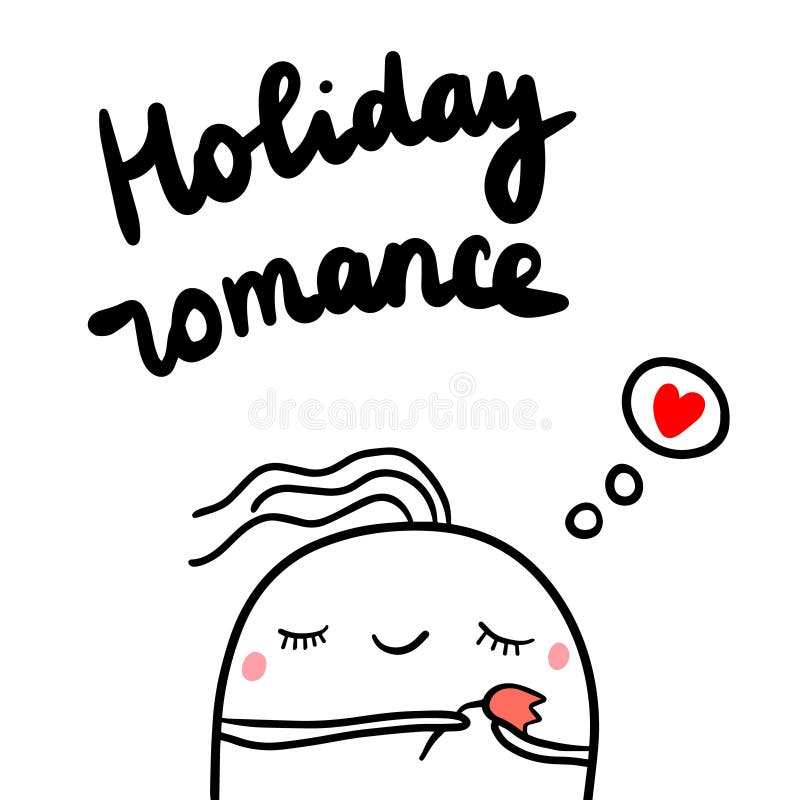 Ejemplo exhausto de la mano romántica del día de fiesta con el tulipán lindo de la tenencia de la melcocha libre illustration Ejemplo exhausto de la mano romántica del día de fiesta con el tulipán lindo de la tenencia de la melcocha libre illustration