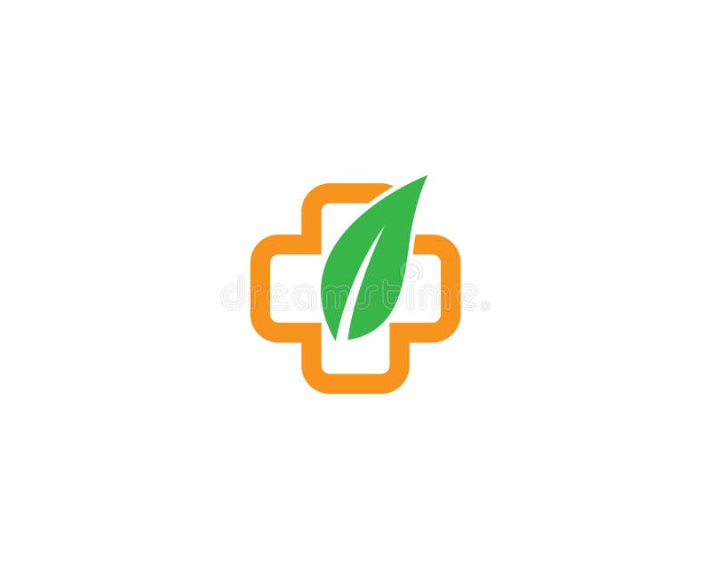 Ejemplo m?dico de la plantilla del logotipo stock de ilustración Ejemplo m?dico de la plantilla del logotipo stock de ilustración
