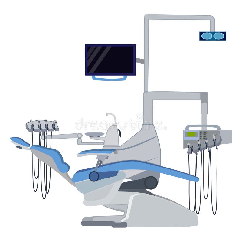 Ejemplo plano del vector médico del equipo dental libre illustration Ejemplo plano del vector médico del equipo dental libre illustration