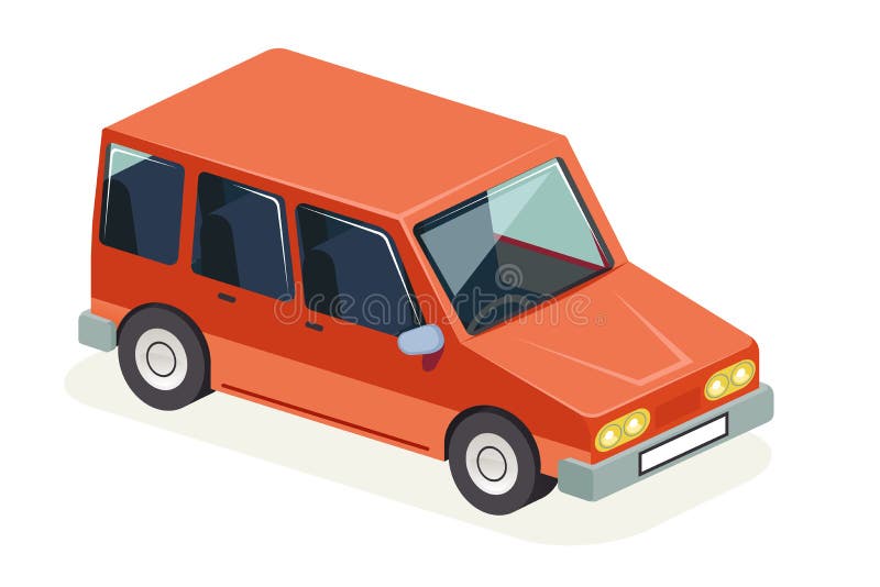 Ejemplo plano retro elegante del vector del diseño del coche del vehículo del transporte del diseño isométrico del icono libre illustration Ejemplo plano retro elegante del vector del diseño del coche del vehículo del transporte del diseño isométrico del icono libre illustration