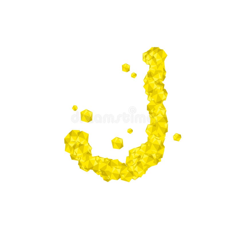 Ejemplo virtual cristalino de la letra J del sistema del diamante 3D del alfabeto stock de ilustración Ejemplo virtual cristalino de la letra J del sistema del diamante 3D del alfabeto stock de ilustración