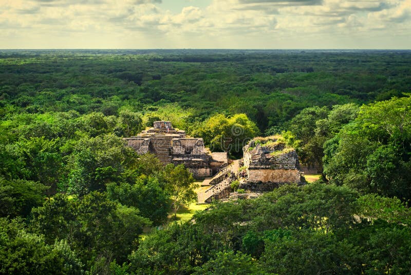 Ek Balam Majski Archeological miejsce Majowie ruiny, półwysep jukatan