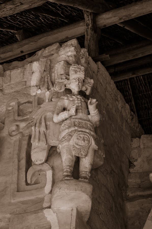 Ek Balam Meksyk Majscy artefakty, wojownicy, świątynie i ruiny