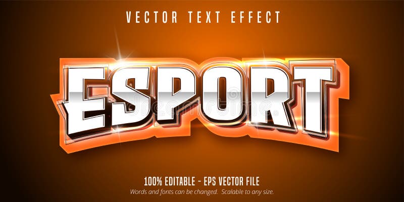 Eksportuj tekst styl sportu edytowalny efekt tekstowy