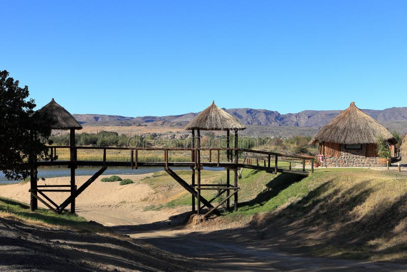 El acampar en el barranco del río de los pescados en Namibia imágenes de archivo libres de regalías El acampar en el barranco del río de los pescados en Namibia imágenes de archivo libres de regalías