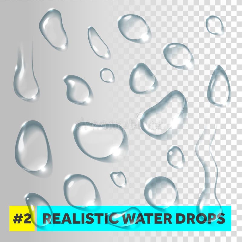 El agua clara pura cae el sistema realista libre illustration El agua clara pura cae el sistema realista libre illustration