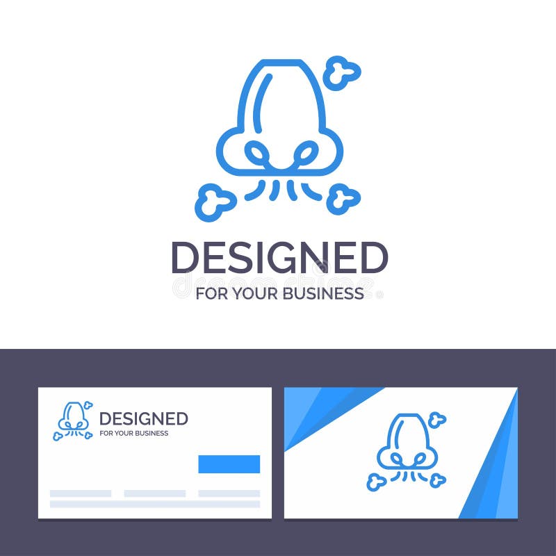 El aire de visita de la plantilla creativa de la tarjeta y del logotipo, respira, salud, nariz, ejemplo del vector de la contamin stock de ilustración El aire de visita de la plantilla creativa de la tarjeta y del logotipo, respira, salud, nariz, ejemplo del vector de la contamin stock de ilustración