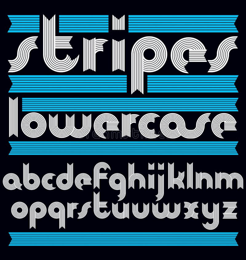 El alfabeto minúsculo moderno de moda del vector pone letras a la colección Clas libre illustration El alfabeto minúsculo moderno de moda del vector pone letras a la colección Clas libre illustration