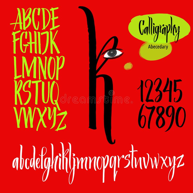 El alfabeto pone letras a la tarjeta de tiza libre illustration El alfabeto pone letras a la tarjeta de tiza libre illustration