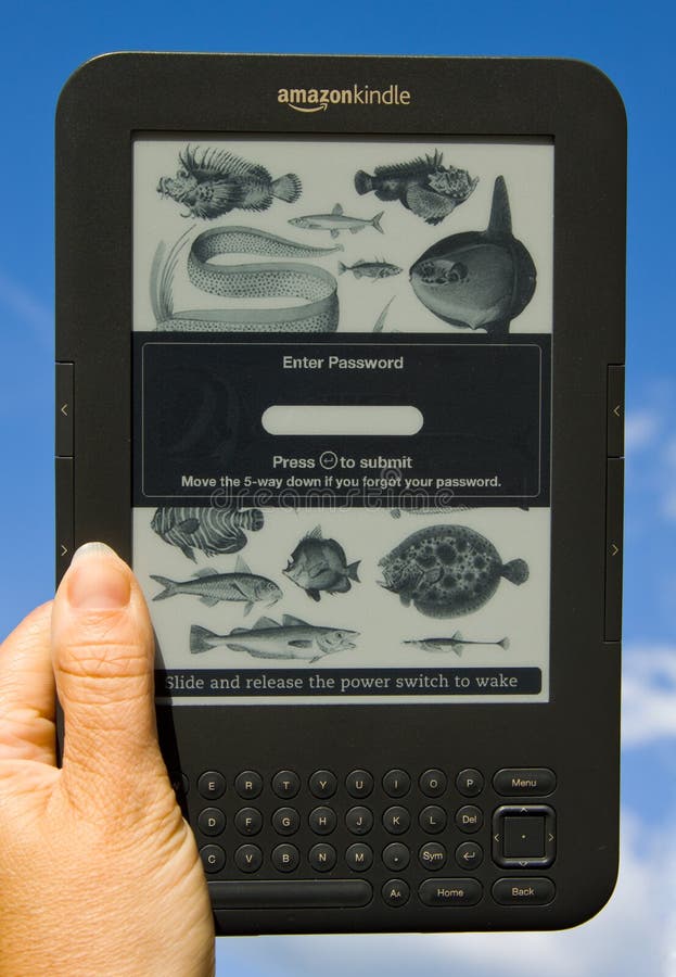 El Amazonas enciende Ereader (la palabra de paso protegida) fotos de archivo libres de regalías El Amazonas enciende Ereader (la palabra de paso protegida) fotos de archivo libres de regalías
