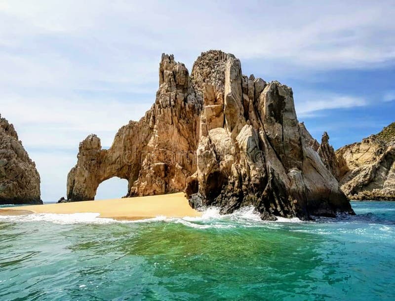 The arch of Cabo San Lucas, Cabo de San Lucas, Baja California, Mexico. The arch of Cabo San Lucas, Cabo de San Lucas, Baja California, Mexico