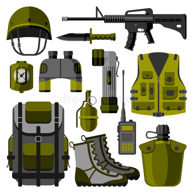 El arma militar dispara contra el ejemplo del vector de los símbolos libre illustration El arma militar dispara contra el ejemplo del vector de los símbolos libre illustration