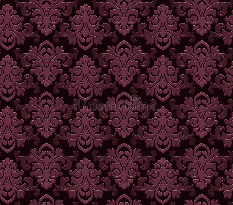 El art nouveau del damasco del papel pintado del estilo del vintage adorna el fondo coloreado textura inconsútil de los elementos stock de ilustración El art nouveau del damasco del papel pintado del estilo del vintage adorna el fondo coloreado textura inconsútil de los elementos stock de ilustración