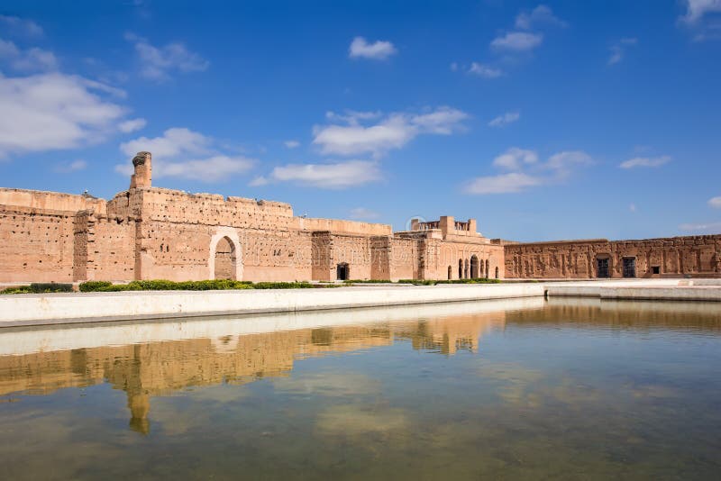 EL Badi Palace a Marrakesh immagini stock libere da diritti EL Badi Palace a Marrakesh immagini stock libere da diritti