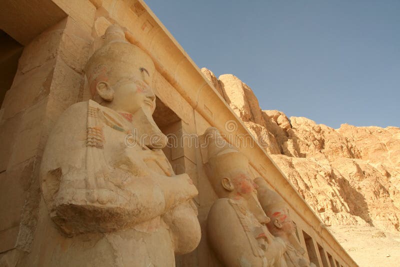 EL-Bahari de Deir, Luxor, Egypte.