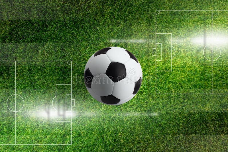 El balón de fútbol, se pone verde archivado fotografía de archivo El balón de fútbol, se pone verde archivado fotografía de archivo