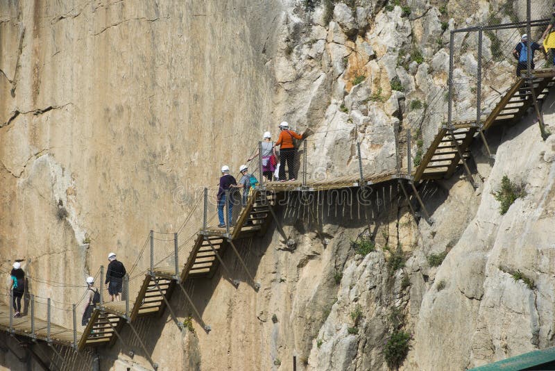 El caminito del Rey 图库摄影 El caminito del Rey 图库摄影
