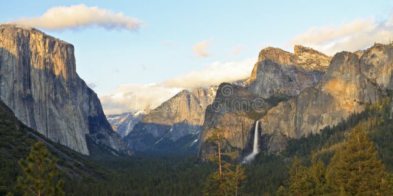 El Capitan and Bridalveil Falls