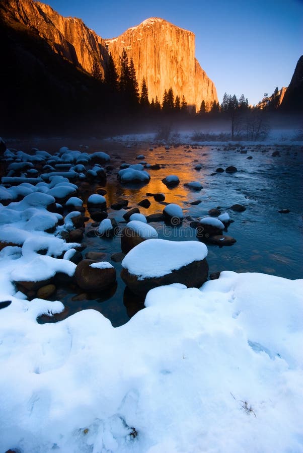 El Capitan and Merced river