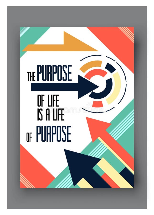 El cartel del vector con cita el propósito de la vida es a Para el negocio, los medios sociales y la bandera de motivación libre illustration El cartel del vector con cita el propósito de la vida es a Para el negocio, los medios sociales y la bandera de motivación libre illustration