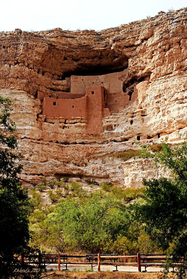 El Castillo De Montezuma, Arizona Foto de archivo Imagen de