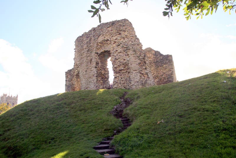 El castillo guarda, Christchurch, Dorset foto de archivo libre de regalías El castillo guarda, Christchurch, Dorset foto de archivo libre de regalías