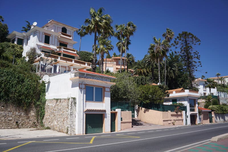 The famous villa named "Helios" near the quarter named : Valbonne in Cannes. This house as an greek architecture made in 1960. The famous villa named "Helios" near the quarter named : Valbonne in Cannes. This house as an greek architecture made in 1960.